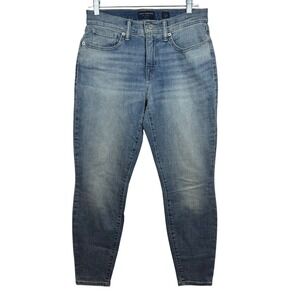 Lucky Brand Ava Mid Rise Skinny Jeans Women's‎ Size 8 29 Ankle Blue Denim